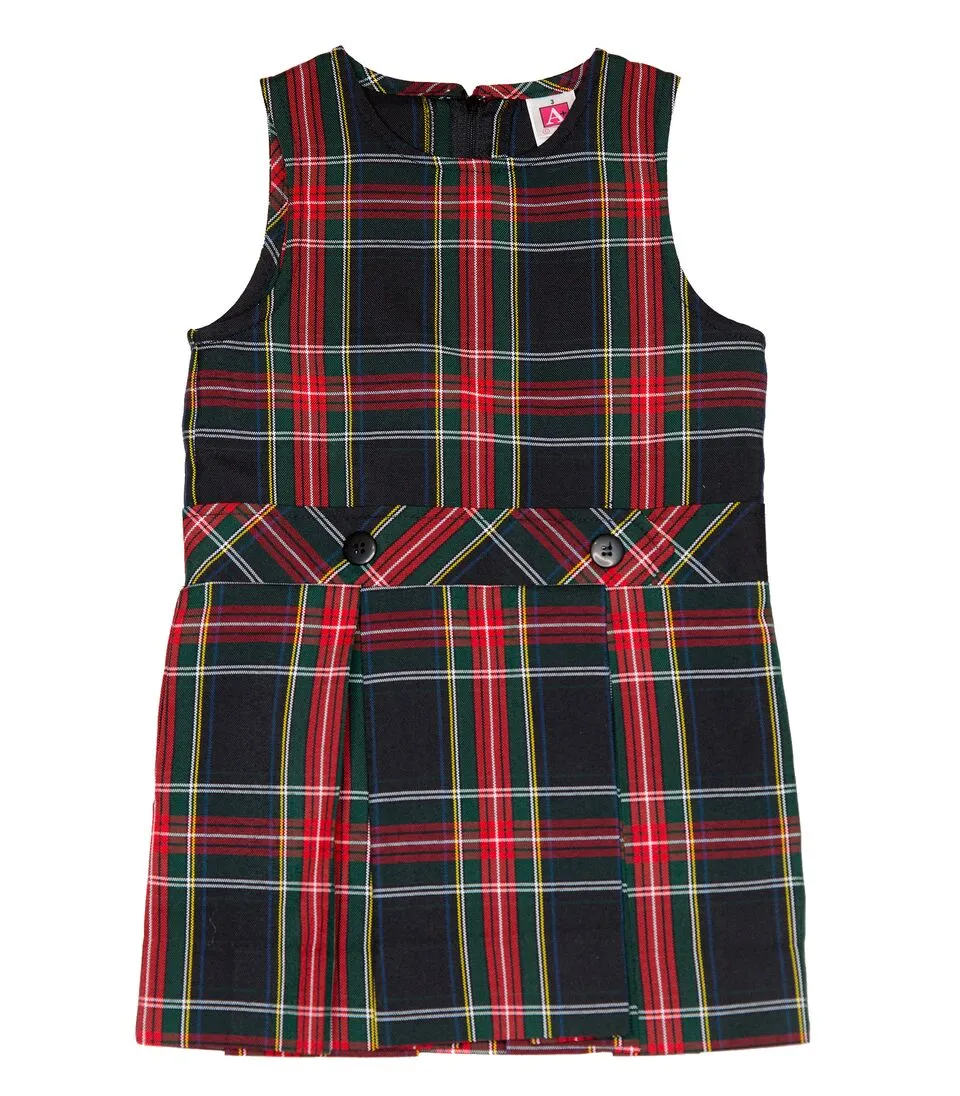 1194-CTCS Girl's Plaid Jumper