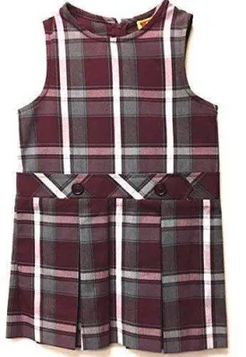 1194-WA/HCA Girl's Plaid Jumper