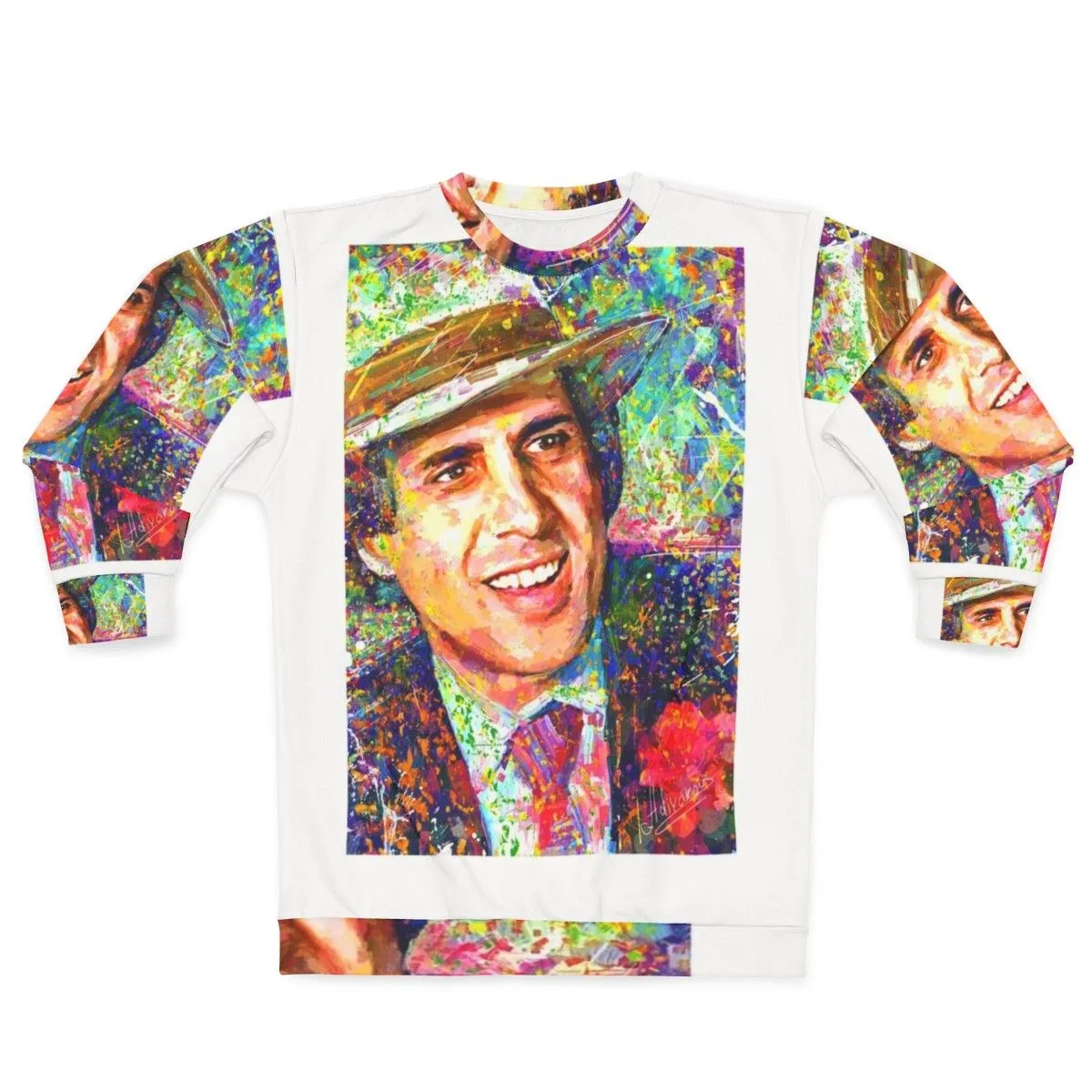 Adriano Celentano Impressionist Dream Sweatshirt