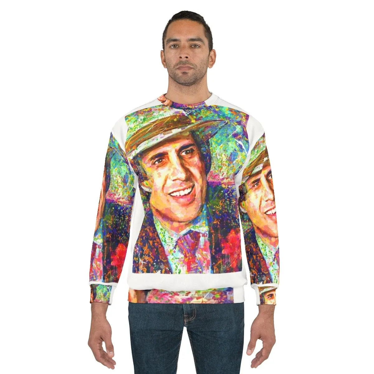 Adriano Celentano Impressionist Dream Sweatshirt