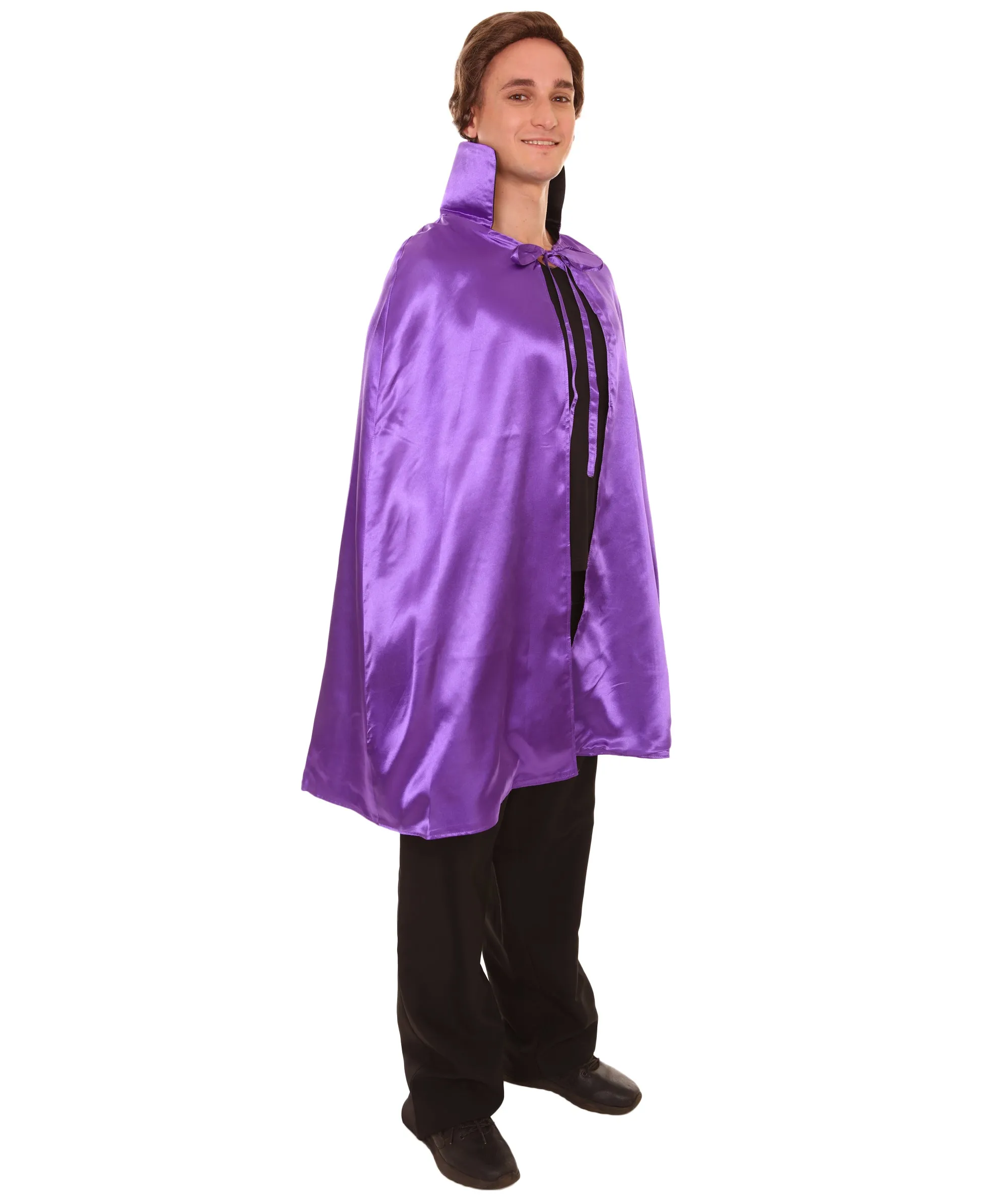 Adult Men's Reversible Vampire Cape Costume | Multiple Color Options Halloween Costume