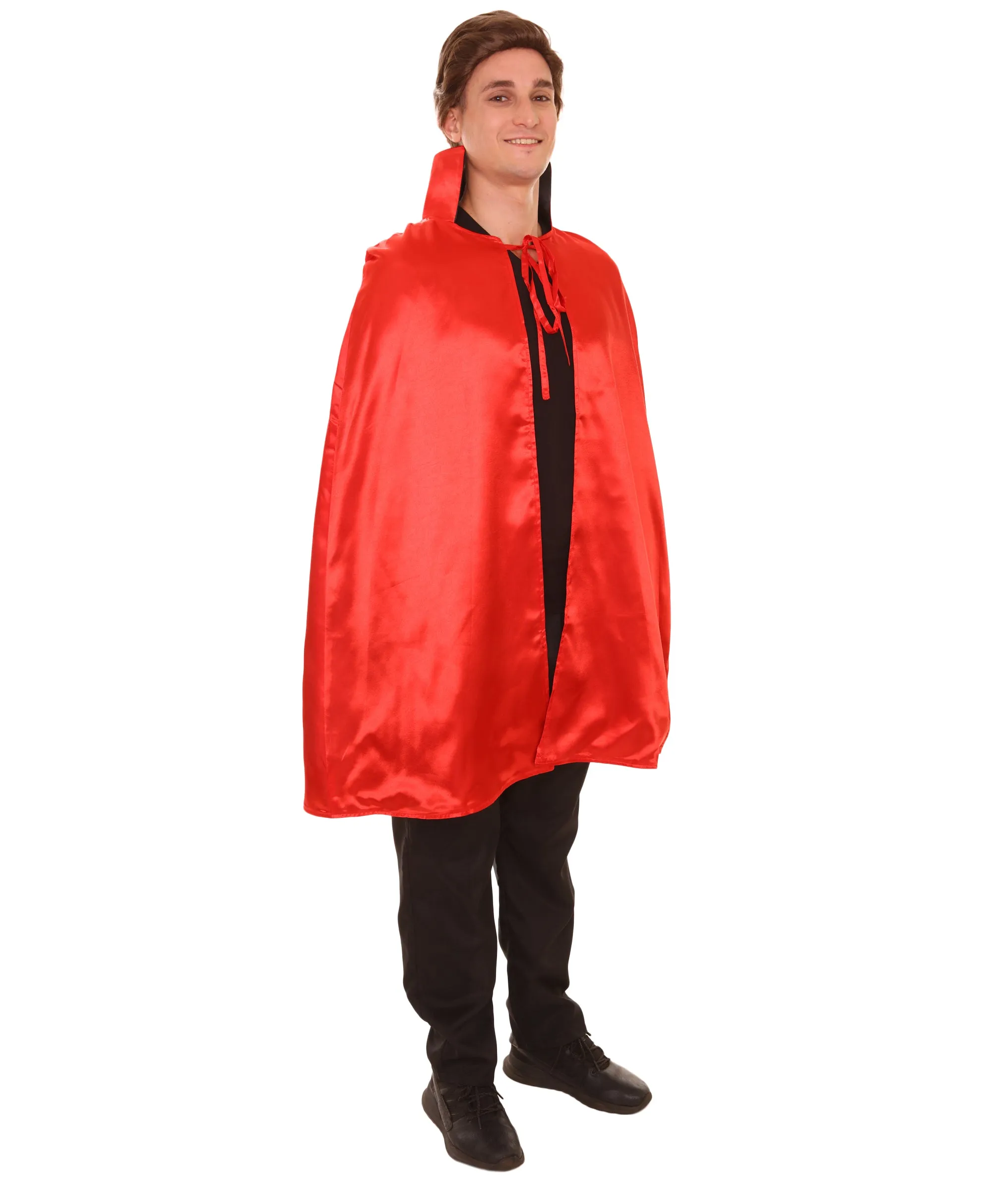 Adult Men's Reversible Vampire Cape Costume | Multiple Color Options Halloween Costume