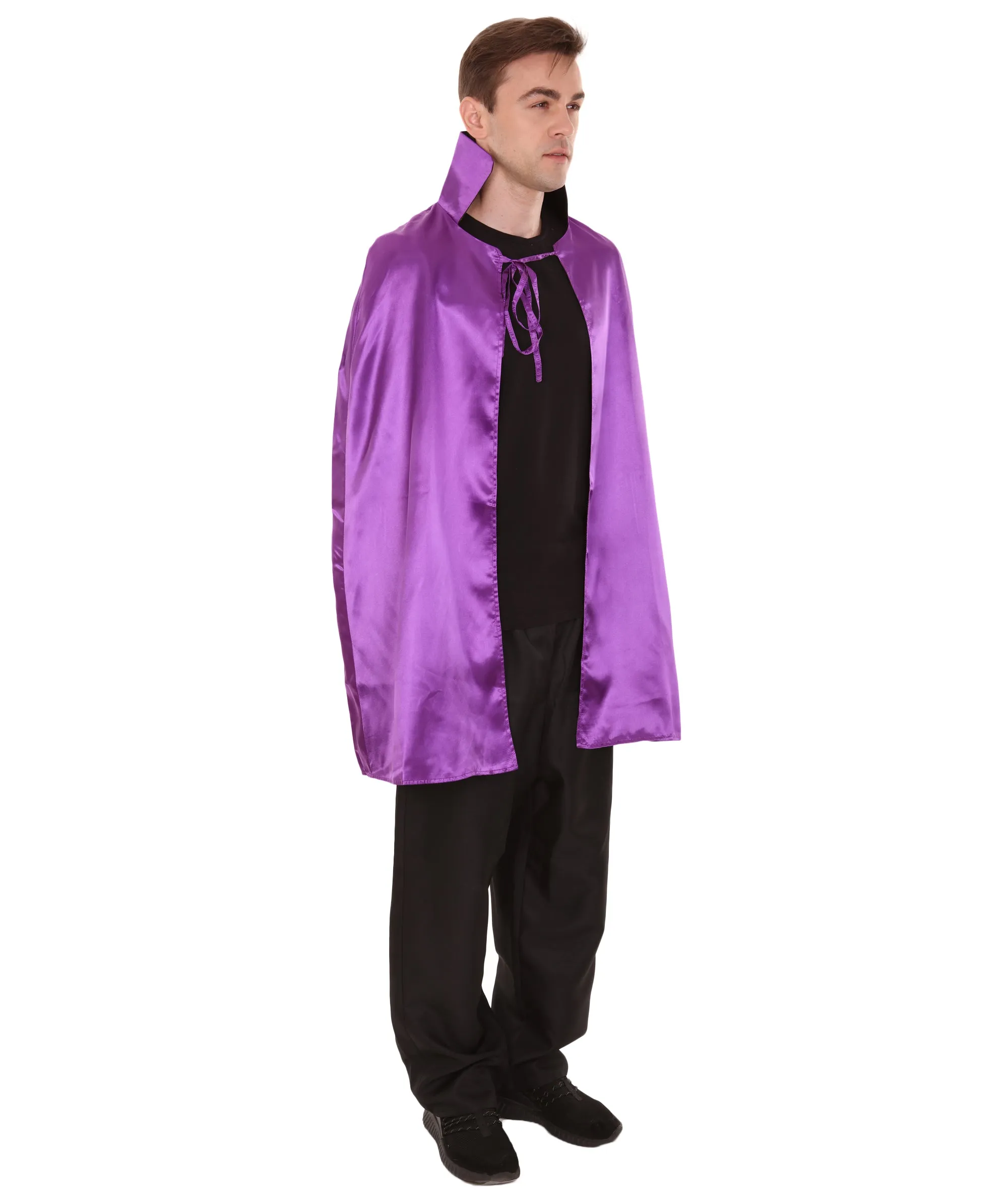 Adult Men's Reversible Vampire Cape Costume | Multiple Color Options Halloween Costume