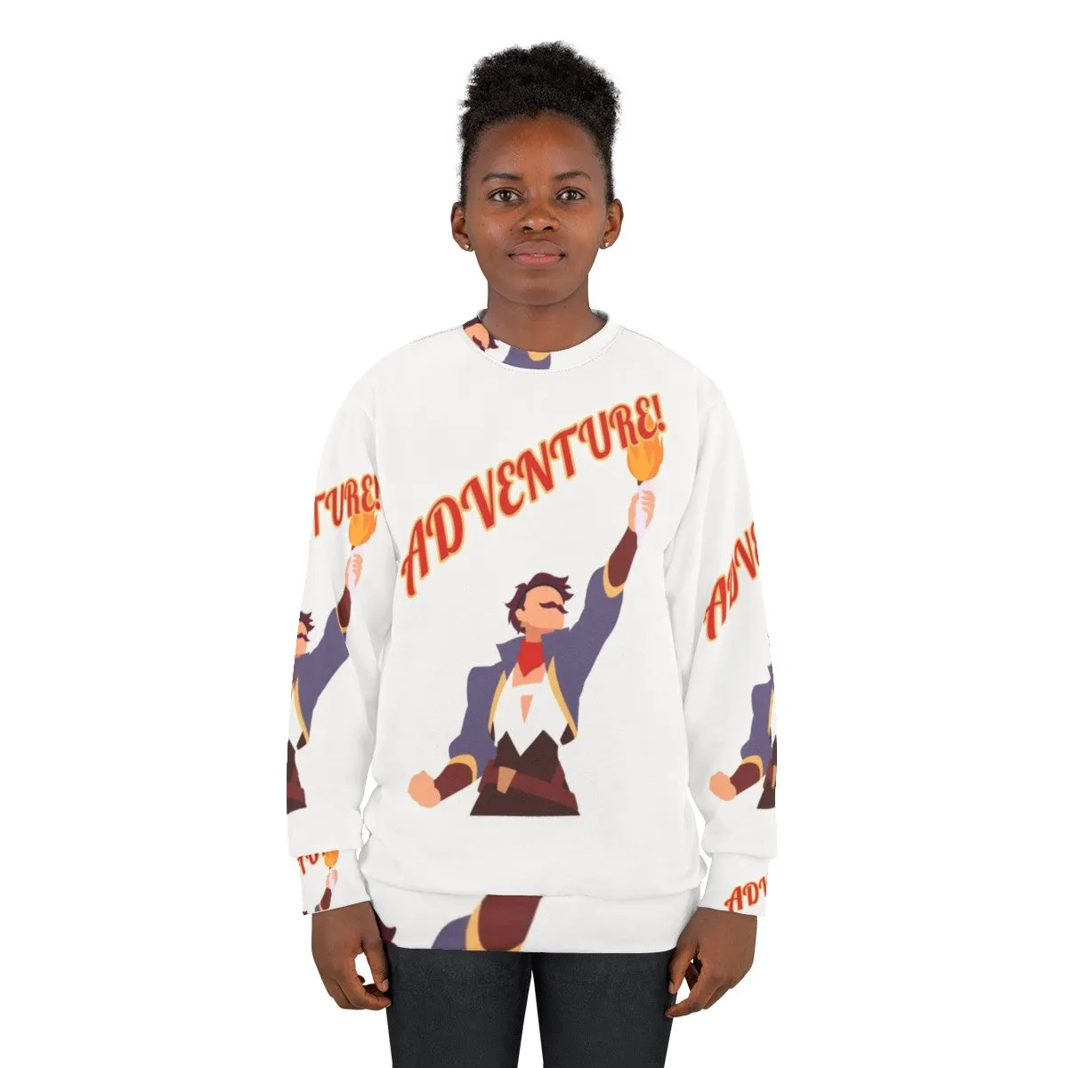 Adventure-Themed She-Ra Sweatshirt Featuring Sea Hawk