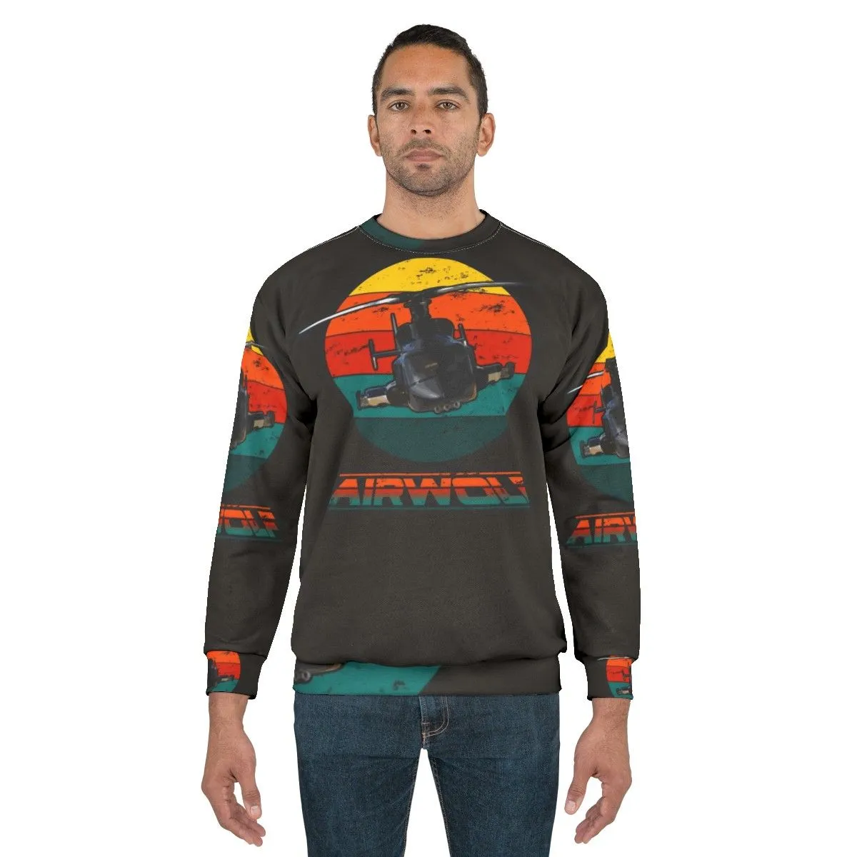 Airwolf 80s Retro Classic TV Series Sweatshirt