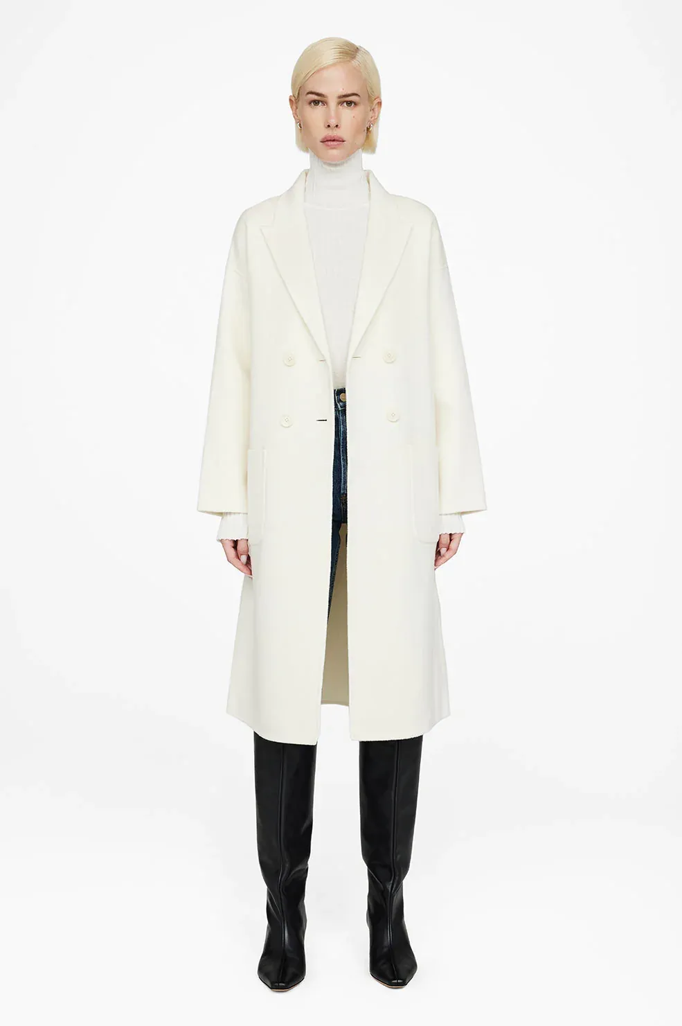 Anine Bing - Dylan Coat in Ivory