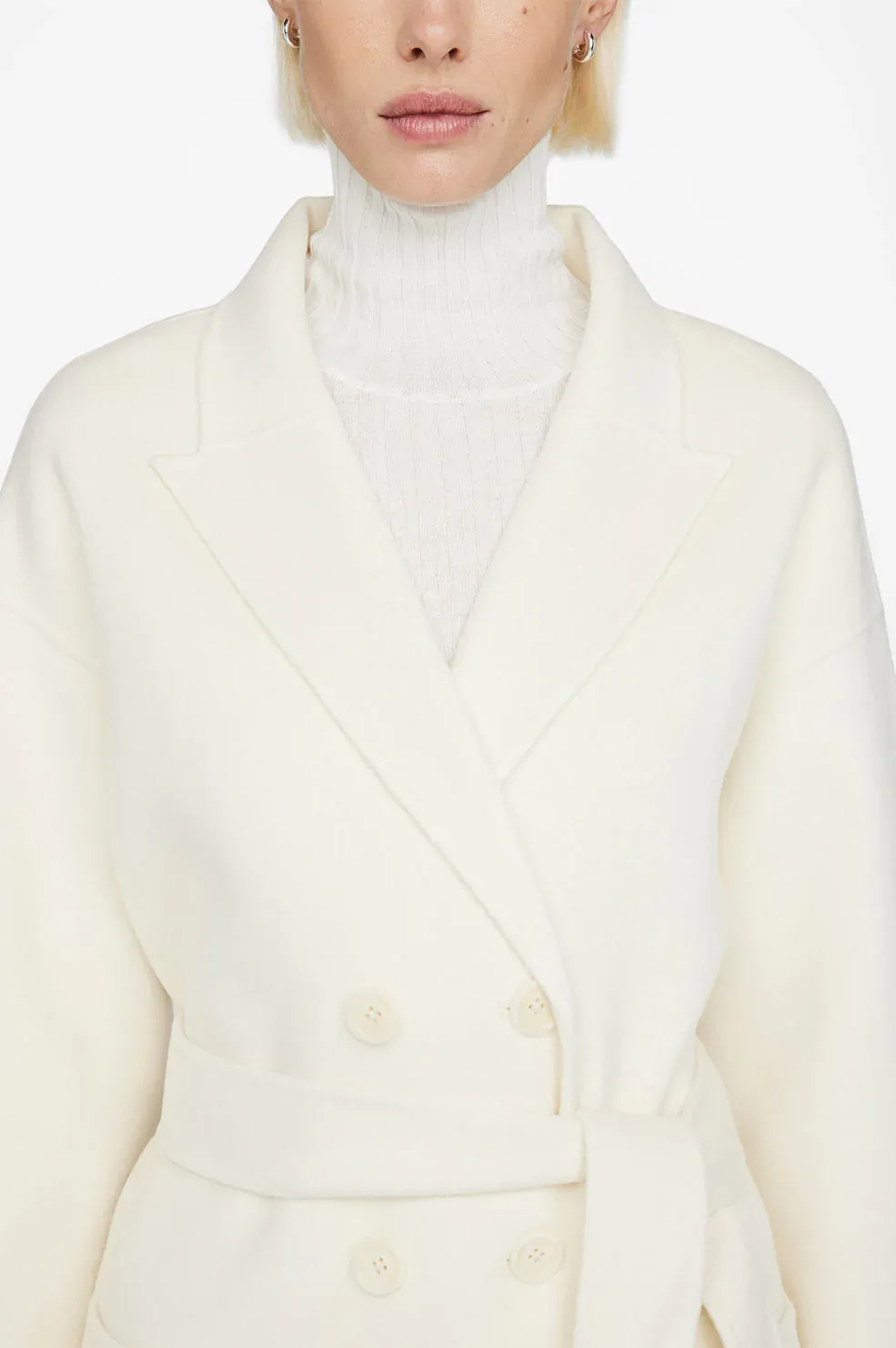 Anine Bing - Dylan Coat in Ivory