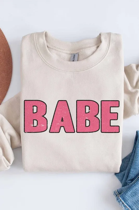 BABE GRAPHIC SWEATSHIRT