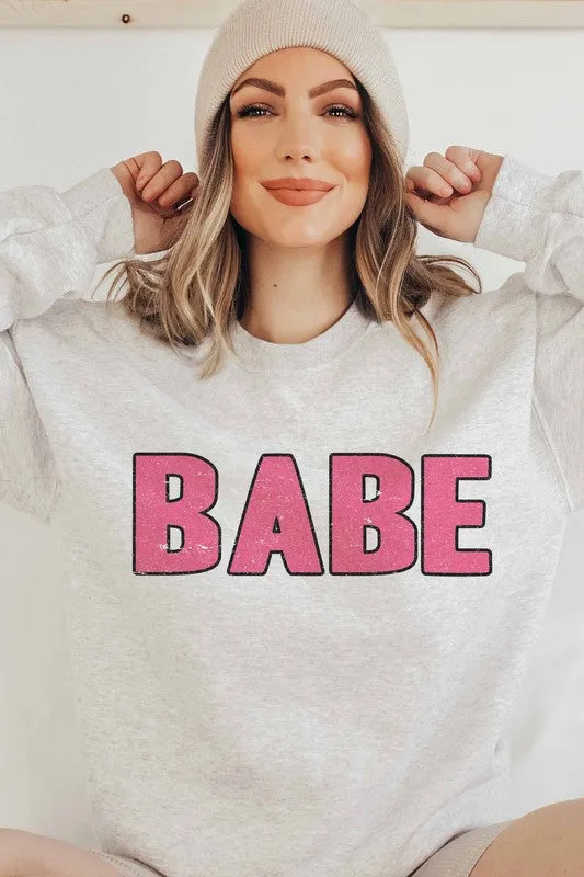 BABE GRAPHIC SWEATSHIRT