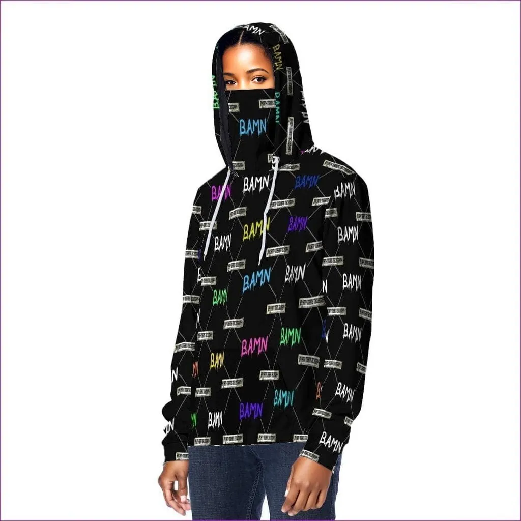 B.A.M.N in Color Unisex Pullover Hoodie w/ Mask