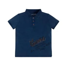 Big Boys Cotton Jersey Embroidered Logo Polo Shirt