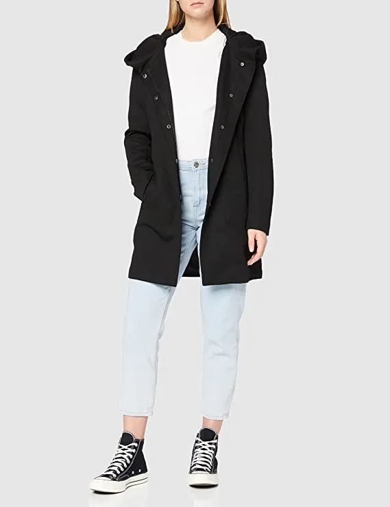 Black Ladies Onlsedona Light Coat OTW Noos - ONLY