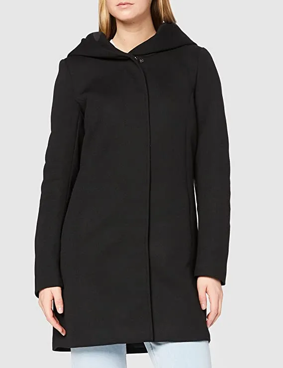 Black Ladies Onlsedona Light Coat OTW Noos - ONLY