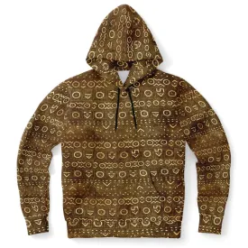 Bogolan Tribal Hoodie, Boho, Kuba, Kilim, Baluch, Ethnic Sweatshirt Jacket Mali Mudcloth African Hippie Pullover Hoodie