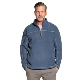 Bonded Polar Fleece & Sherpa Lined 1/4 Zip Pullover with Pockets