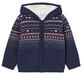 Boys Navy Zippered Blue Jacket