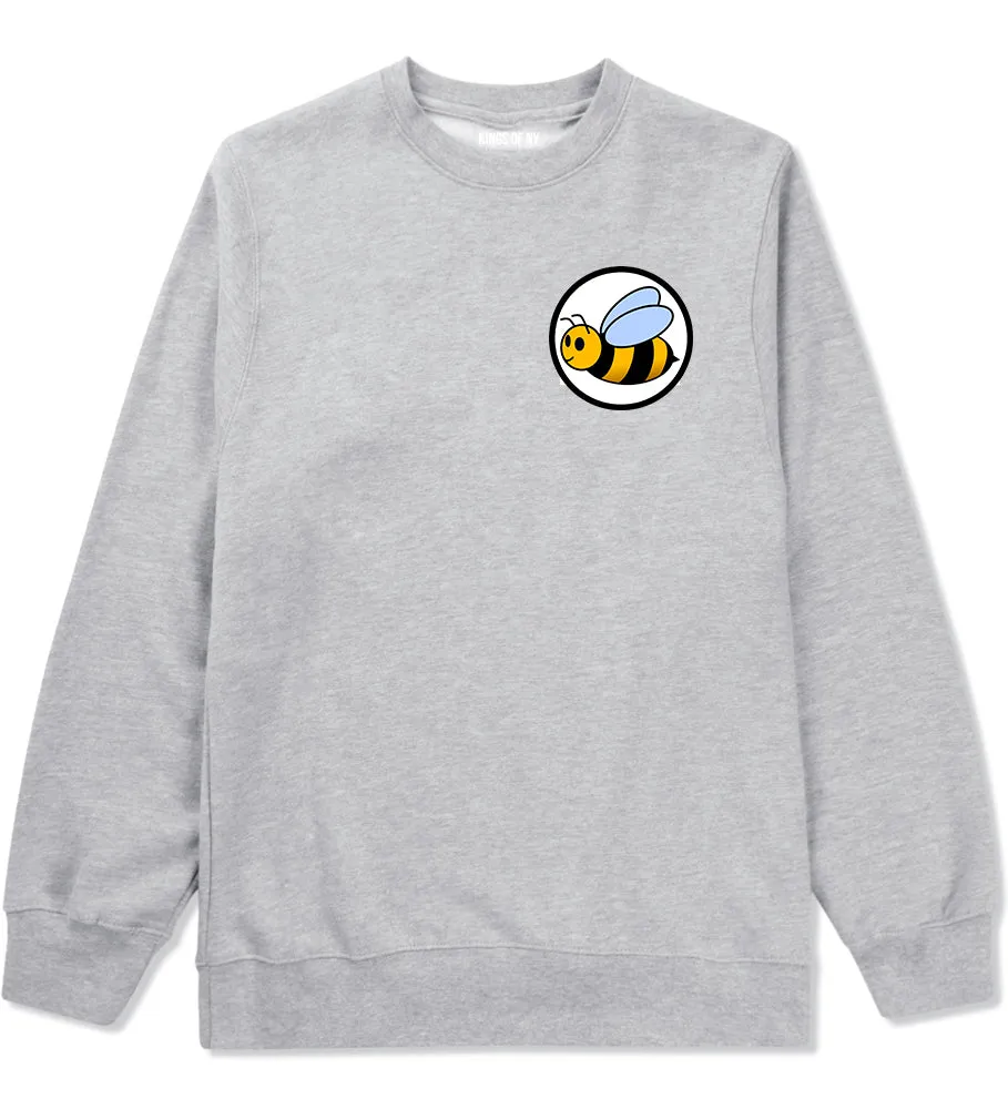 Bumble Bee Chest Mens Crewneck Sweatshirt