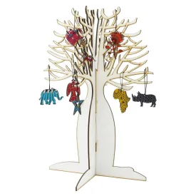 Cape Lasercut Cream Baobab Tree & Decorations