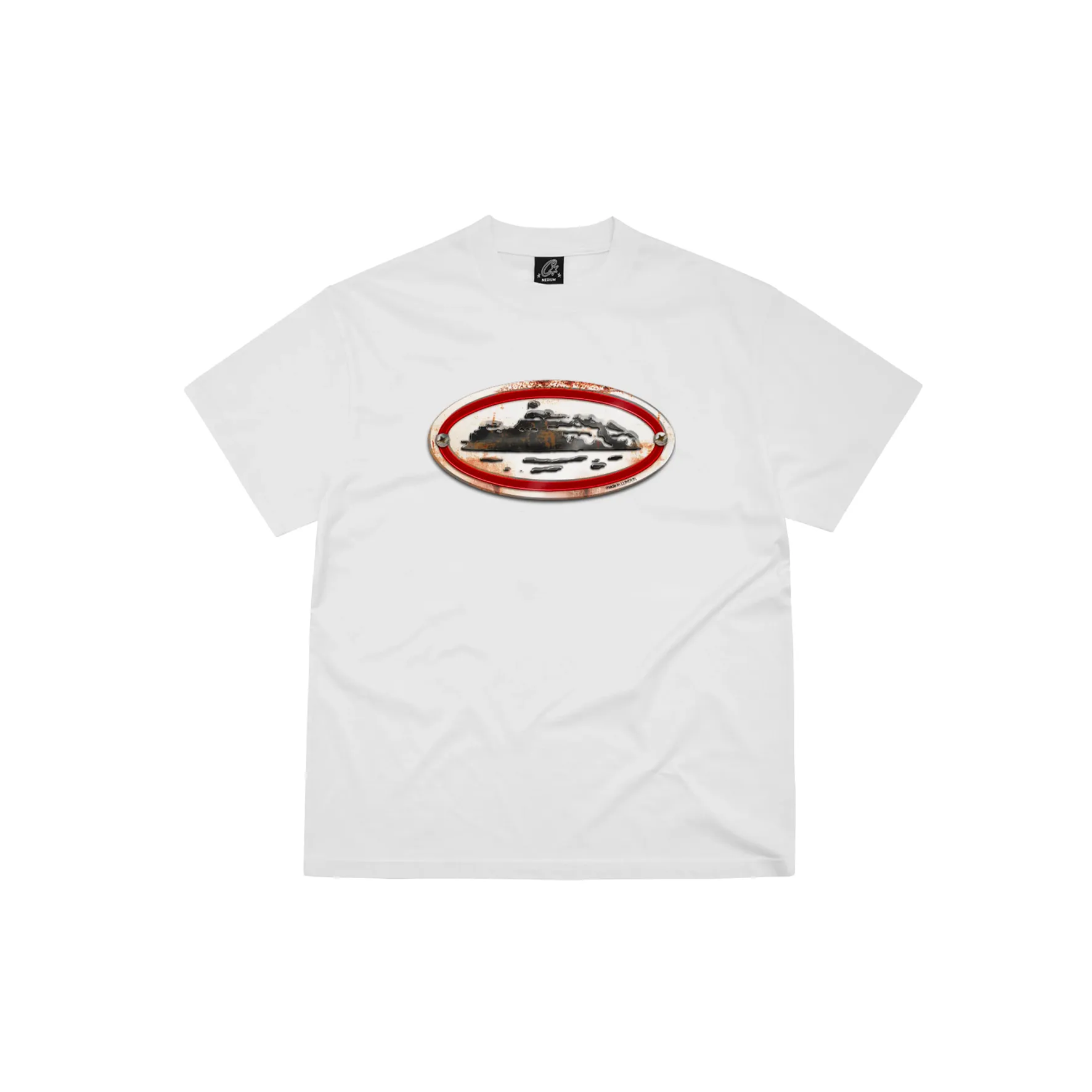 Corteiz Rusty Alcatraz White Tee