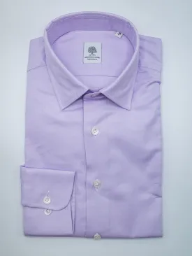 Cotton Oxford Dress Shirt - Purple