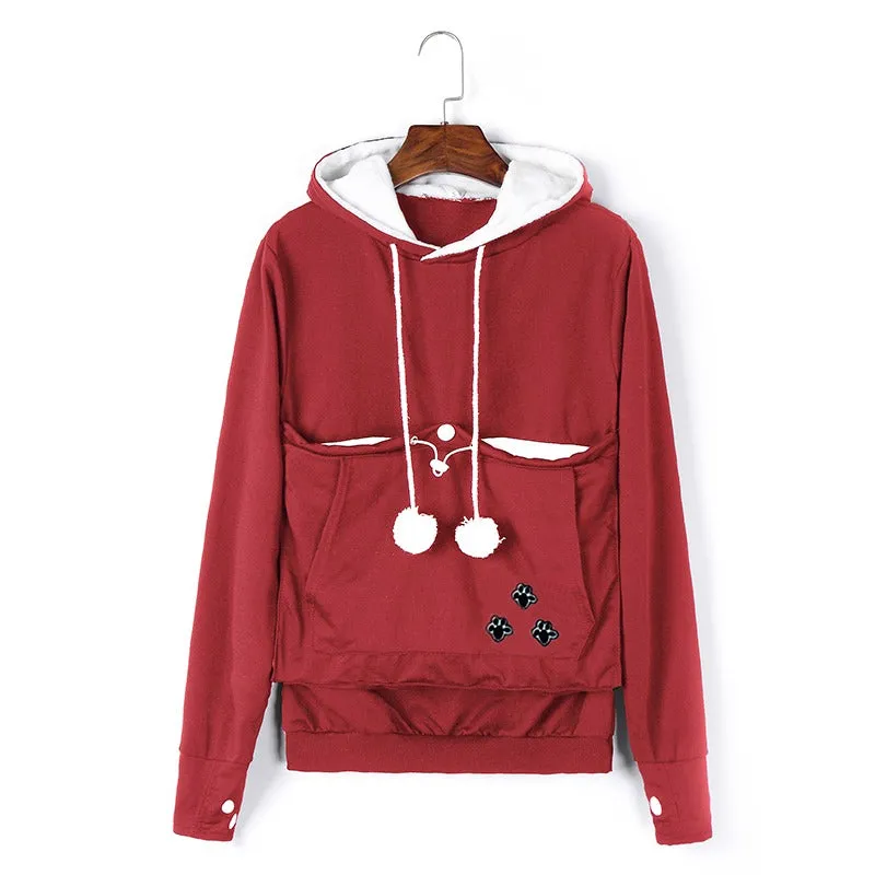 CozyCat | Comfortable Hoodie with Cat Bag