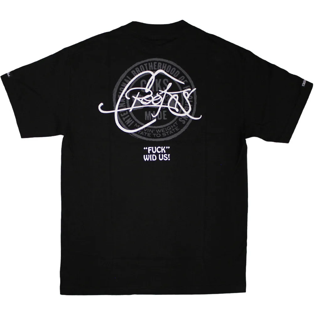 Crooks & Castles D Script Pocket T-Shirt Black