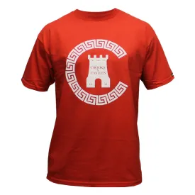 Crooks & Castles Greco Chain C T-shirt True Red