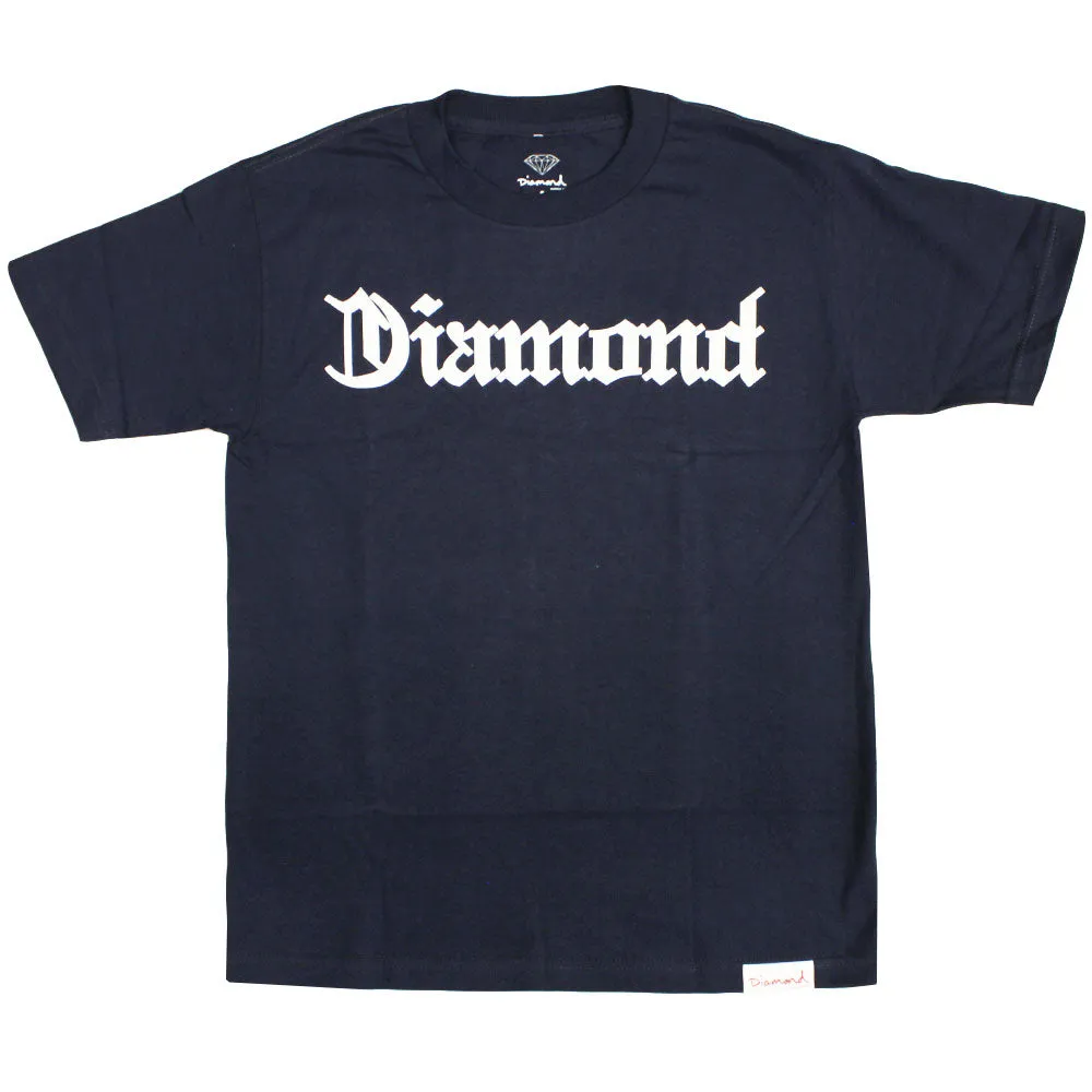 Diamond Supply Co Diamond 4 Life T-shirt Navy