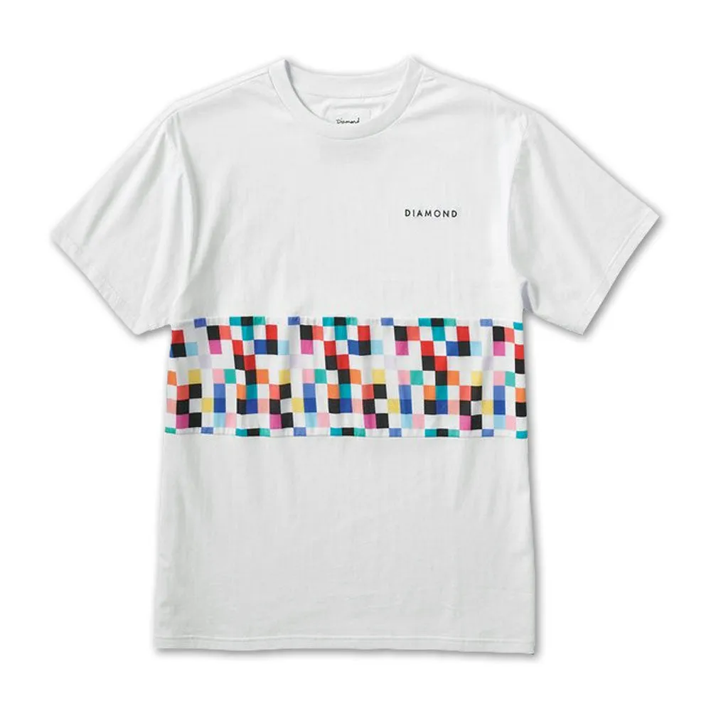 Diamond Supply Co Pixel Panel T-shirt White