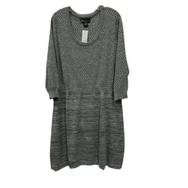 Dress Sweater By Lane Bryant In Grey, Size: 1x