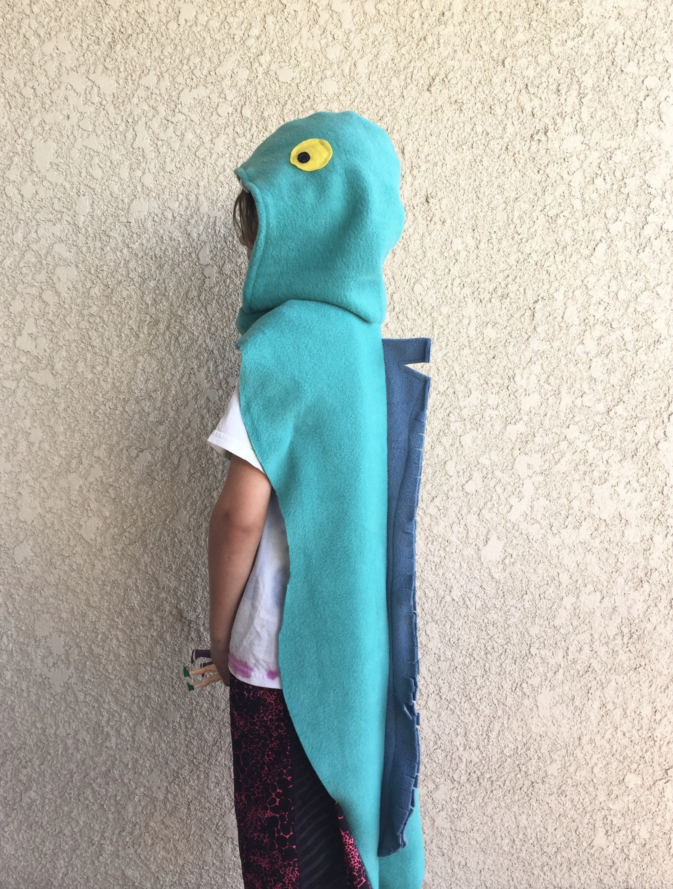 Electric Eel Cape, Kids Halloween Costume or Dress Up Cape