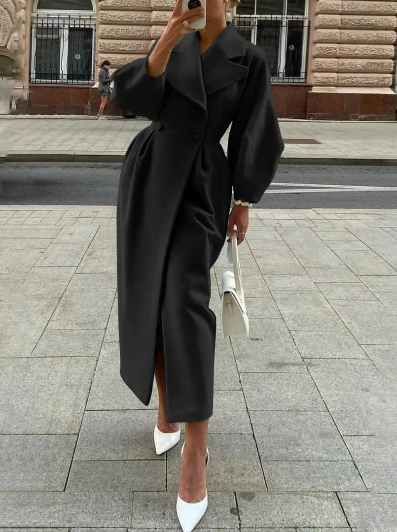 Elowen™ – Elegant Long Coat