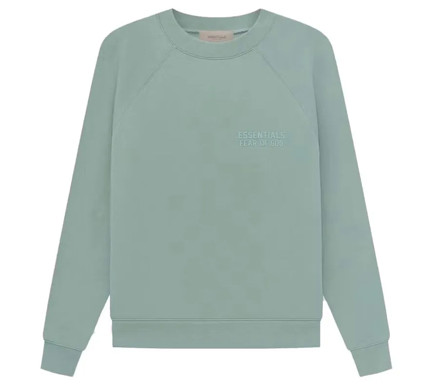 ESSENTIALS FOG CREWNECK SYCAMORE SS23