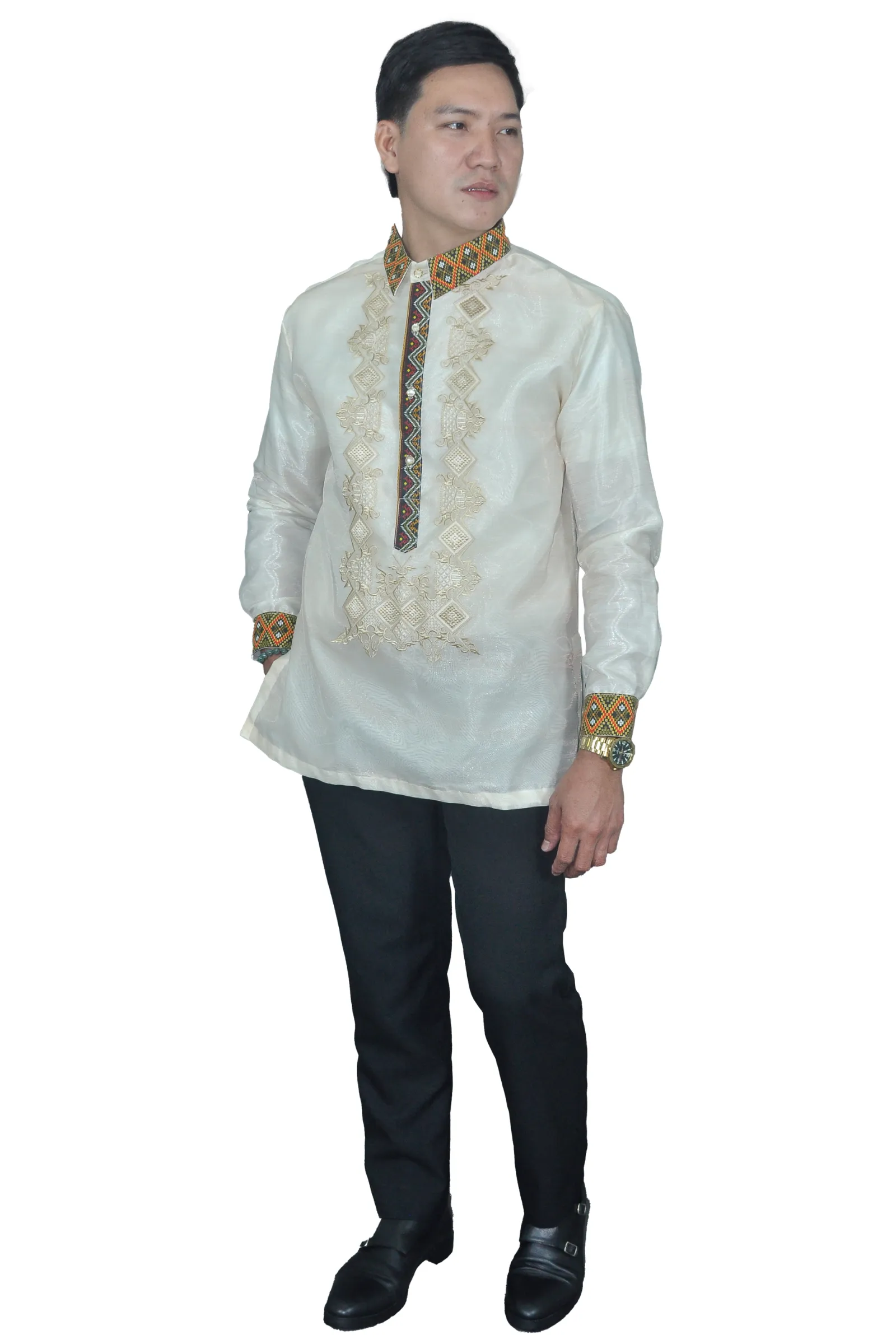 Ethnic Accent Barong Tagalog - Kevin - JK41