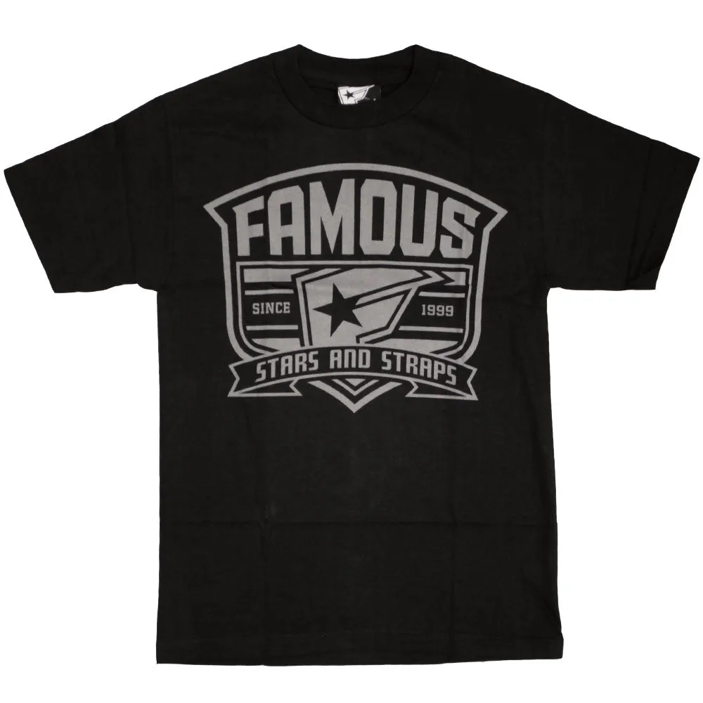 Famous Stars and Straps High Crest T-shirt Black Grey