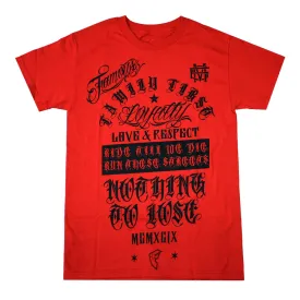 Famous Stars and Straps Love and Respect T-shirt Red