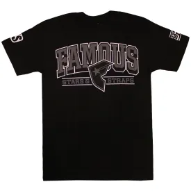 Famous Stars and Straps Reign Boh T-shirt Black Grey White