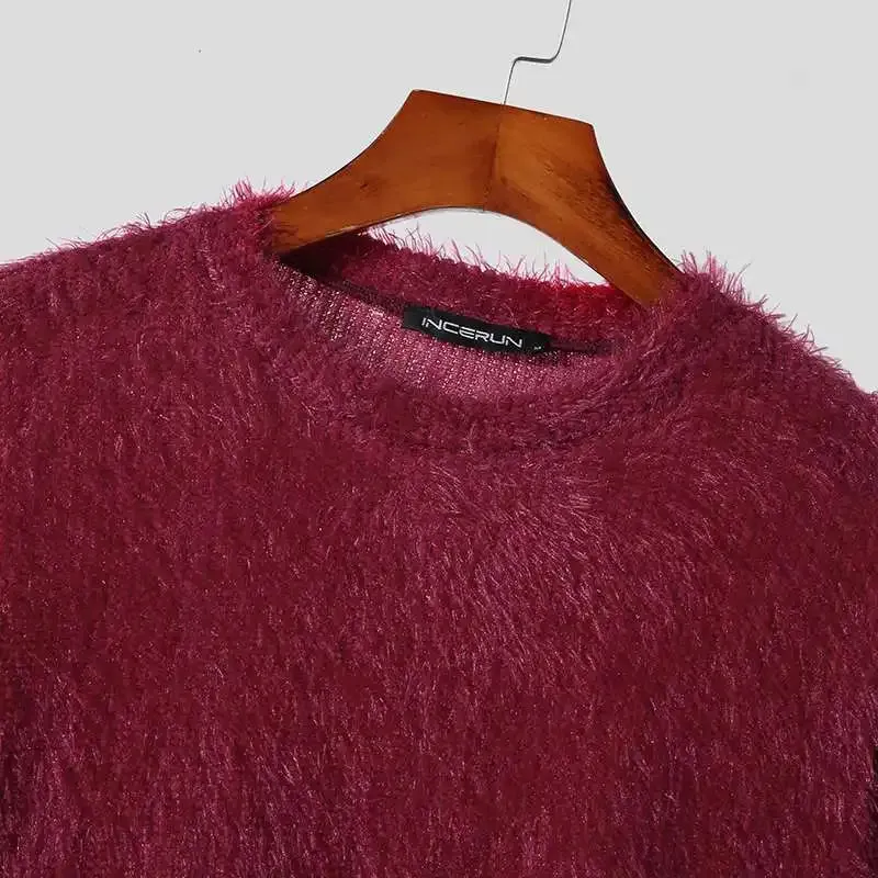 Faux Fur Pullover Sweater