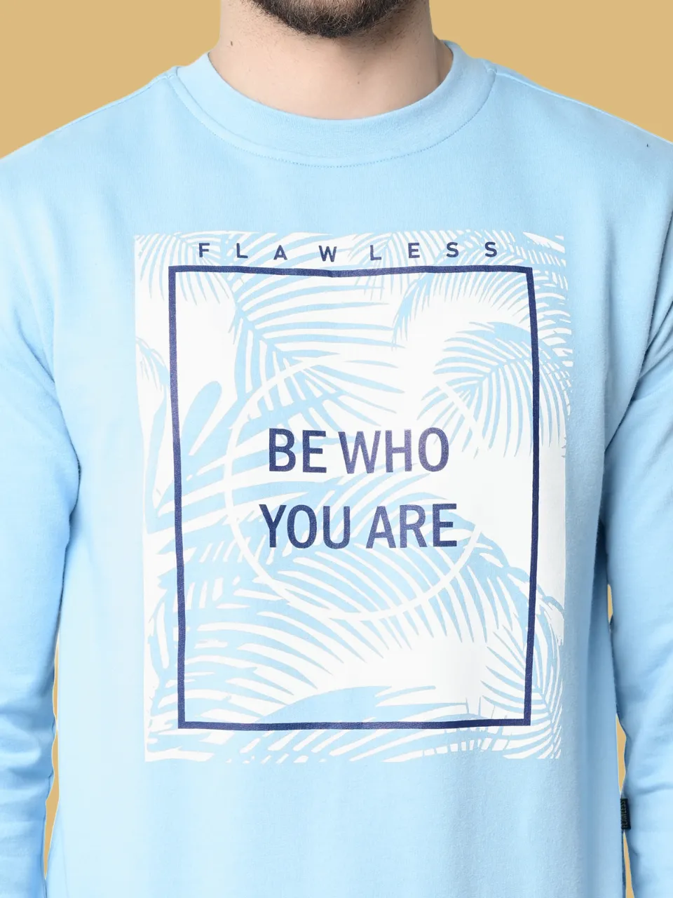 Flawless Men Sky Sleek Sweatshirt