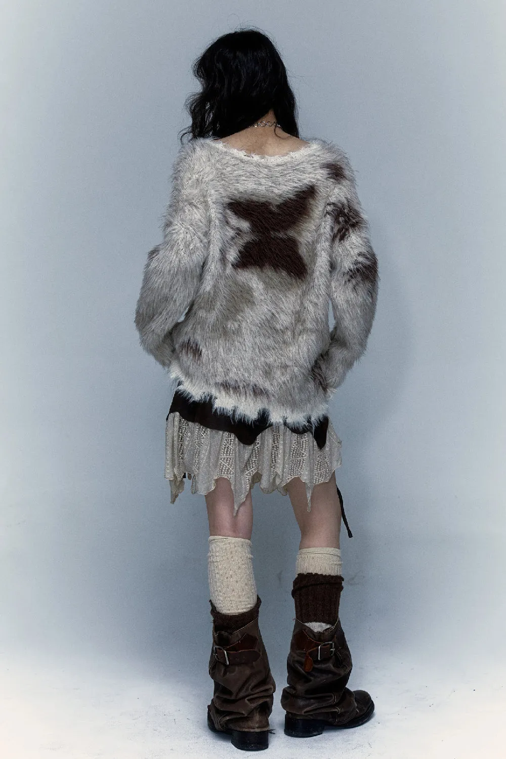 Fur Knit Pullover