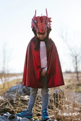 Great Pretenders Ruby The Metallic Dragon Cape