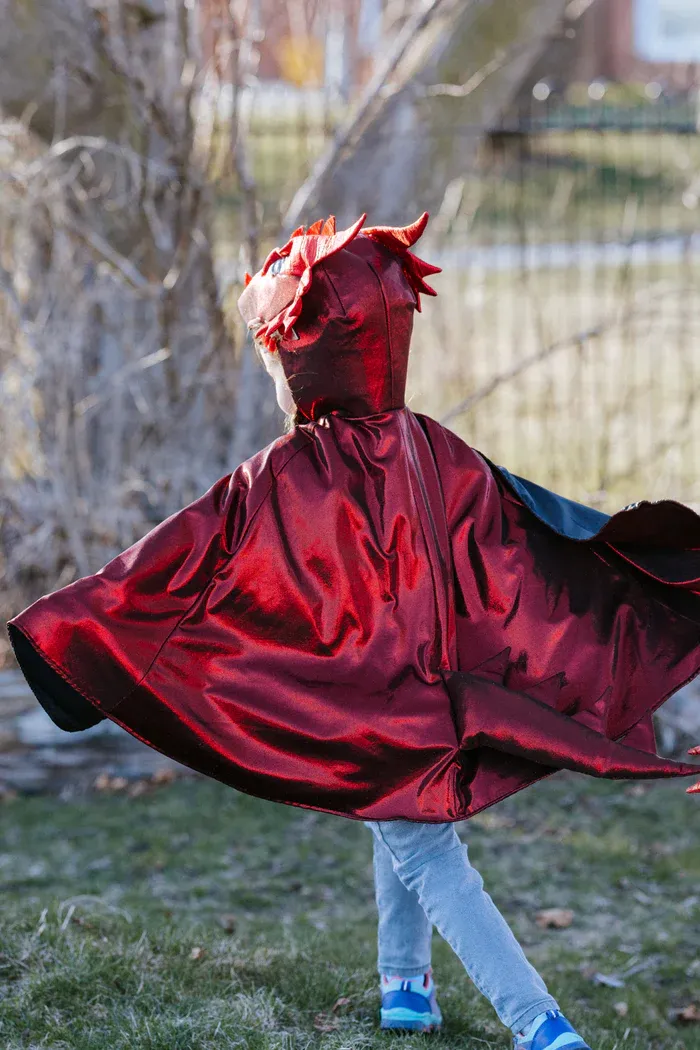 Great Pretenders Ruby The Metallic Dragon Cape