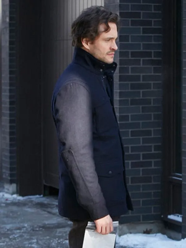 Hugh Dancy Wool Coat