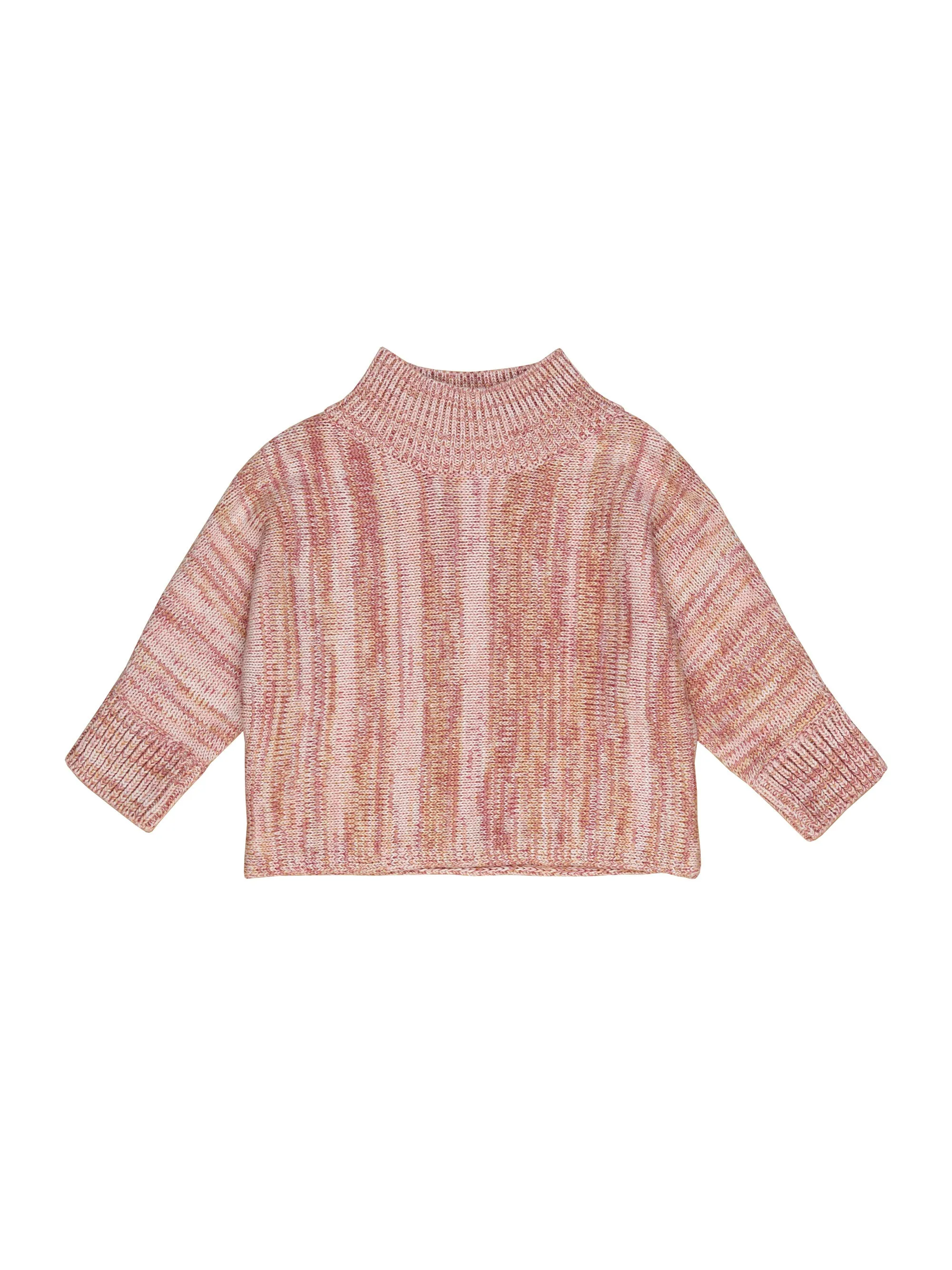 Huxbaby Oat Rose Marl Knit Jumper