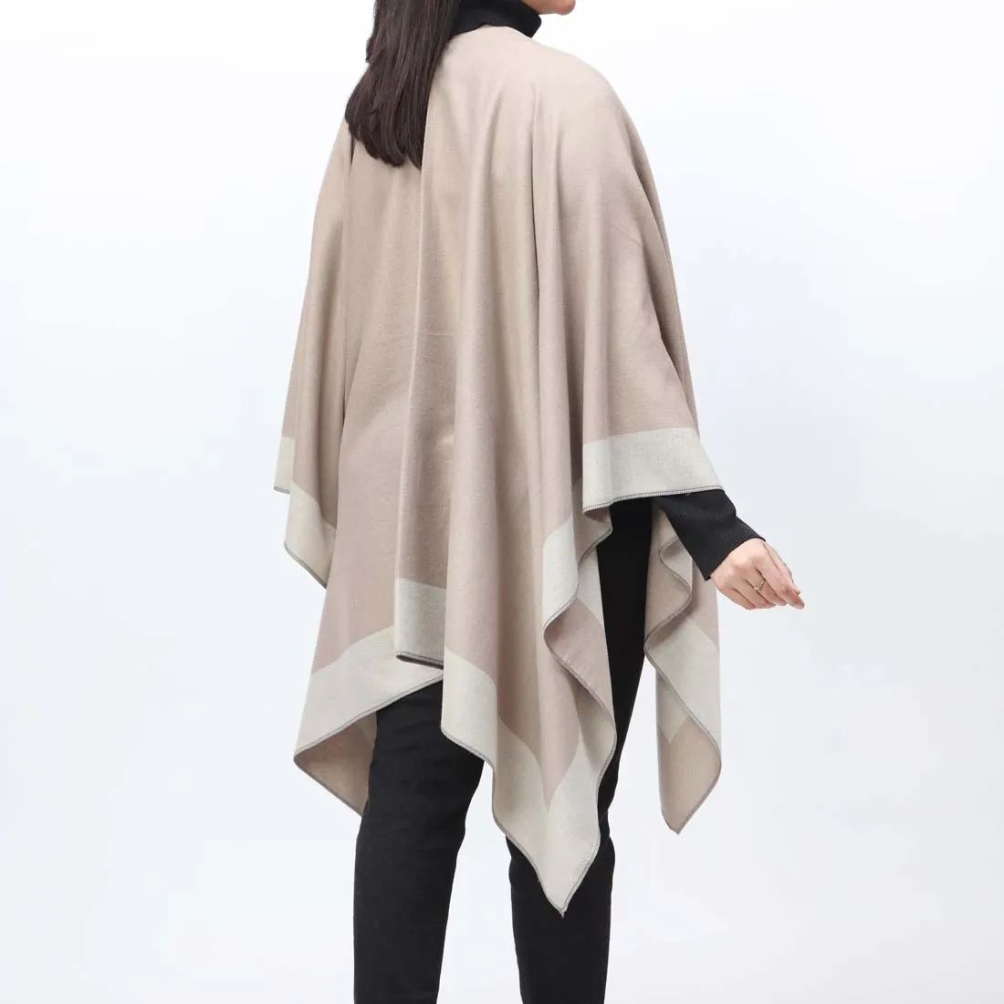 Khaki Cape Shawl PW9806