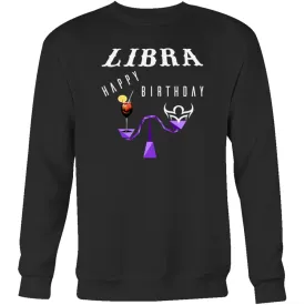 Libra Sweatshirt Mens Womens| Horoscope| Zodiac Libra Birthday Sweater Crewneck (3 colors)