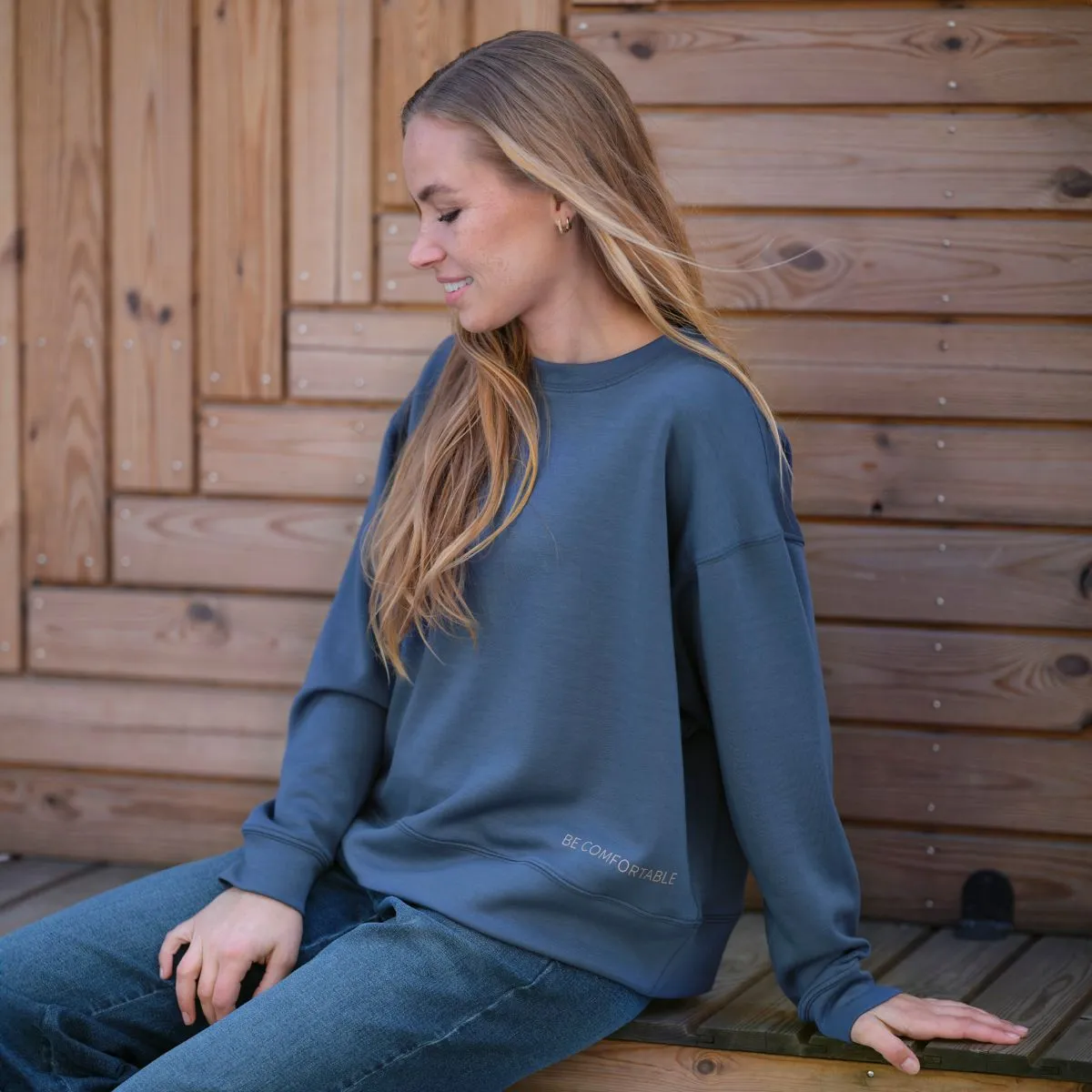 Mary sweatshirt Blue