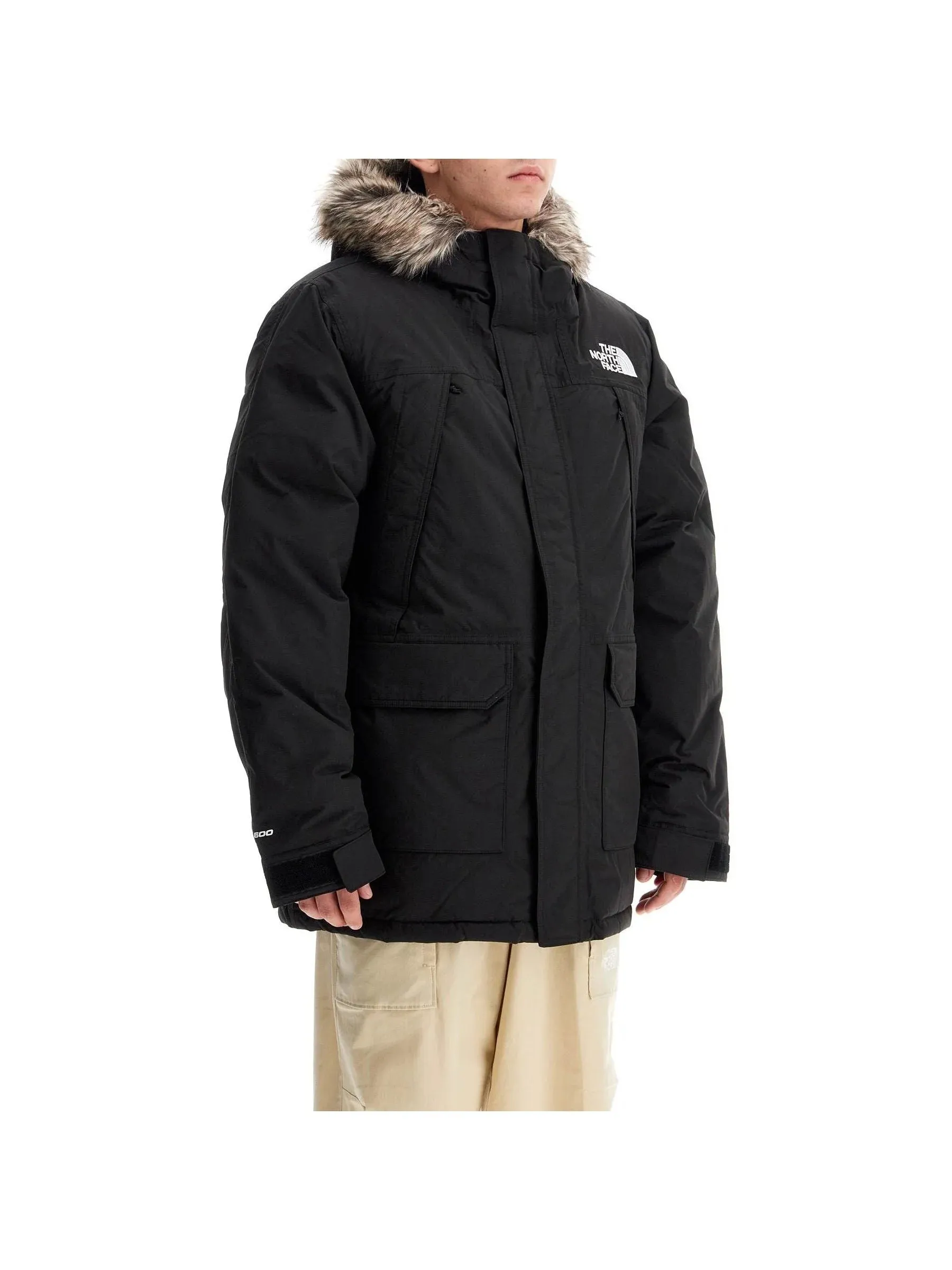 McMurdo Padded Parka with Fur Trim