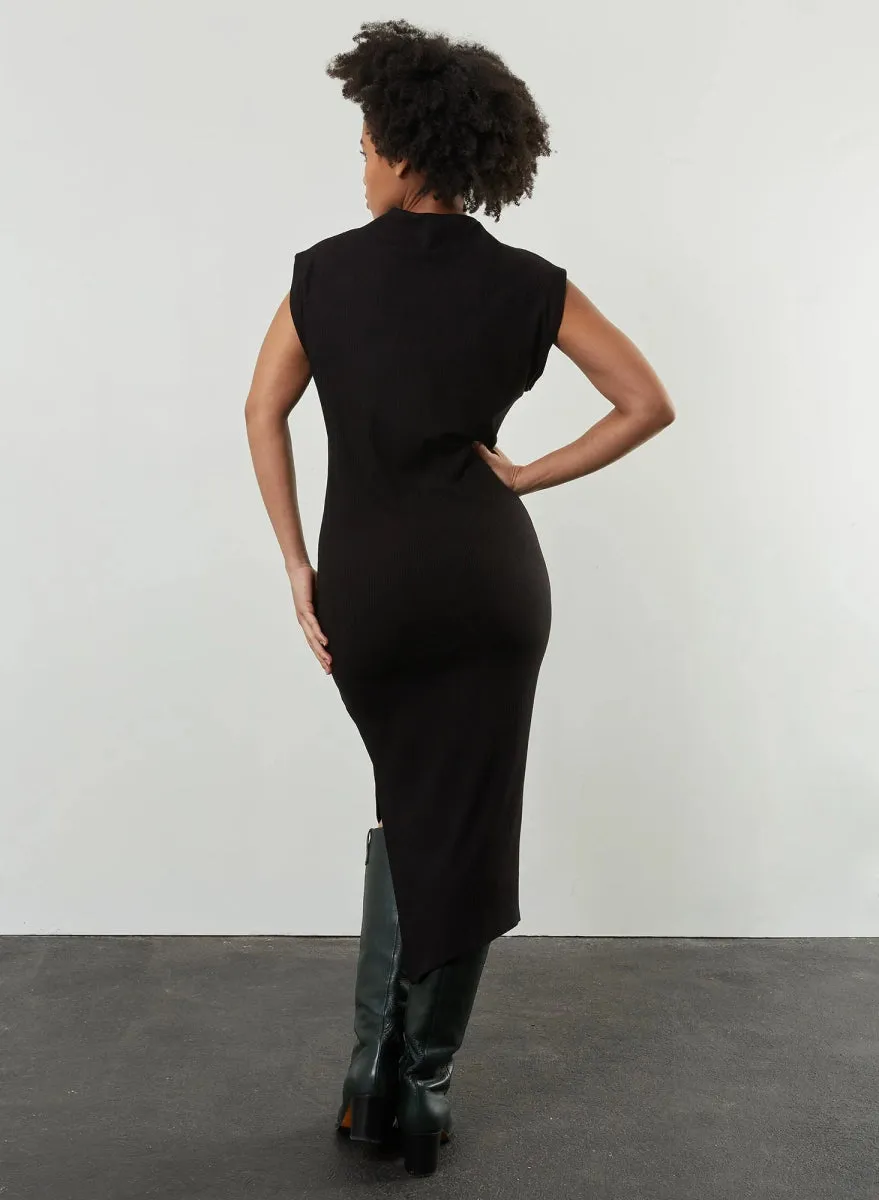 Meg Skinny Dress (Black)