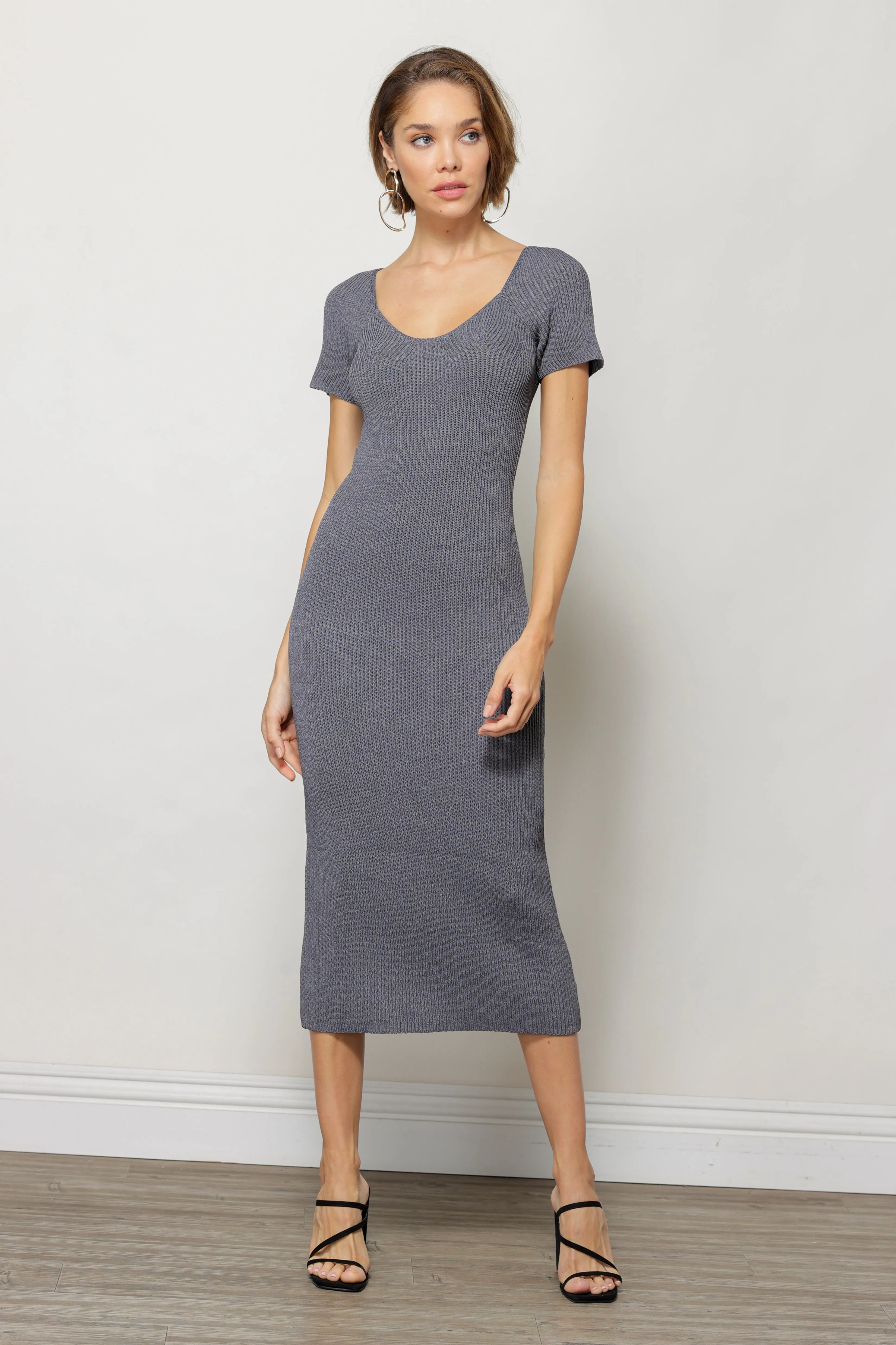 MELISSA SWEATER MIDI DRESS